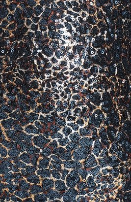 Dress the Population 'Lola' Foiled Sequin Body-Con Dress