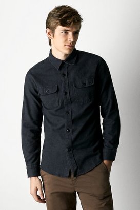 American Eagle Outfitters Grey Heritage Flannel Shirt