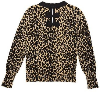 Juicy Couture Leopard Bow Cardigan