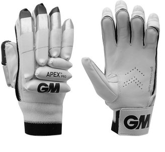 Gunn And Moore Leather Palm Cotton Filling Fiber Apex Pro Cricket Gloves New