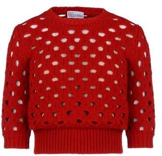 RED Valentino OFFICIAL STORE Knit Sweater