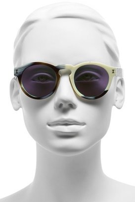 Illesteva Women's 'Leonard' 47Mm Sunglasses - Amber Tortoise/ Pink Mirror