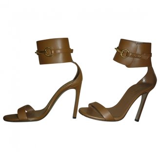 Gucci Beige Leather Sandals