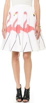 Alice + Olivia Hale Flamingo Puff Skirt