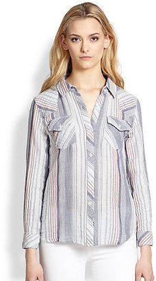 Rails Kendra Striped Button-Down Shirt