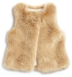 Chloé Girl's Faux Fur Vest