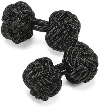 Charles Tyrwhitt Black knot cuff links
