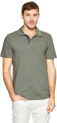 Gap Lived-in feeder striped polo