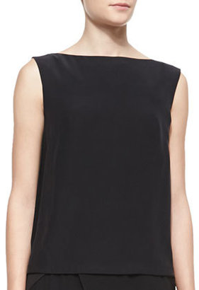 Cameo Top Floor Boat-Neck Blouse