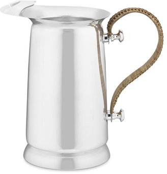 Williams-Sonoma Presidio Silver-Plated Pitcher with Woven Handle