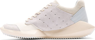 Rick Owens White Sculpted Sole adidas Edition Sneakers