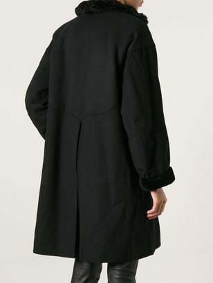 Saint Laurent Pre-Owned cape style coat