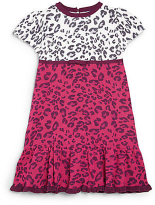 Hartstrings Toddler's & Little Girl's Leopard Print Sweaterdress