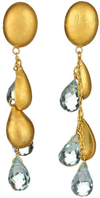 Anya Jewels Aquamarine Dewdrop Earrings