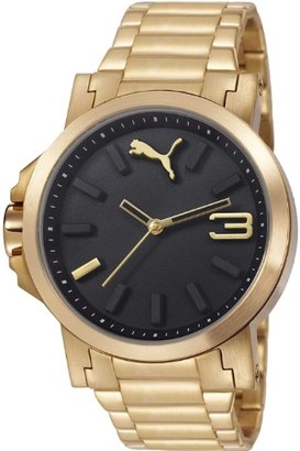 Puma Gents Ultrasize Lds Metal Gold Black Watch PU103462002
