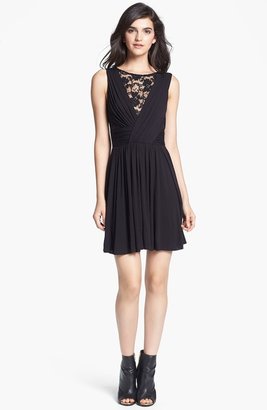 Bailey 44 B44 Dressed by Lace Inset Jersey Fit & Flare Dress