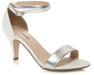 Call it SPRING White 'Onalissi' high sandals