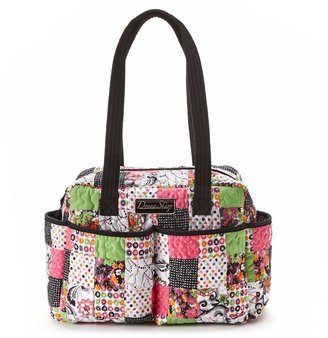 Donna Sharp Ava Quilted Patchwork Dotted Satchel