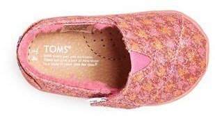 Toms 'Classic Tiny - Houndstooth' Slip-On (Baby, Walker & Toddler)