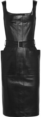 Alexander McQueen Glove leather dress