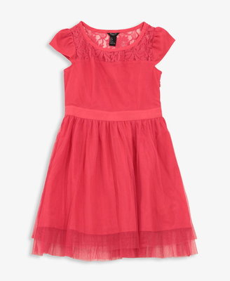 Forever 21 GIRLS Tulle & Lace Dress