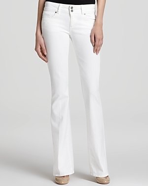 Paige Denim Jeans - Hidden Hills Bootcut in White