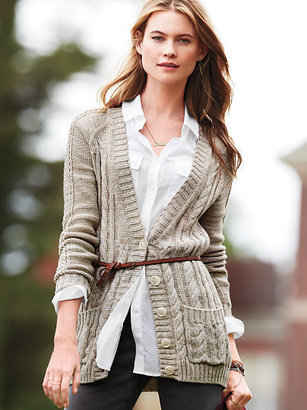 Victoria's Secret Slouchy Cable Cardi Sweater