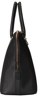 DKNY Saffiano Leather Round Satchel