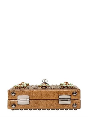Dolce & Gabbana Small Leather Dolce Bag With Swarovski