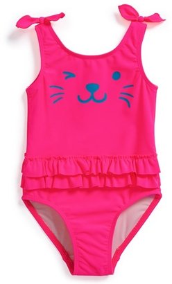 Tucker + Tate 'Lagoon' Ruffle One-Piece Swimsuit (Toddler Girls)