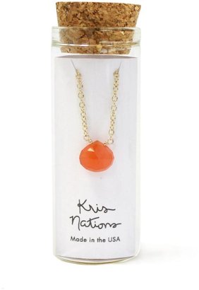 Kris Nations Carnelian Gemstone Necklace