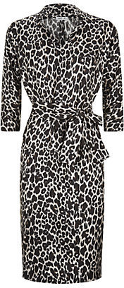 Paule Ka Leopard Print Shirt Dress