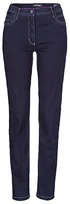 Betty Barclay Perfect Body Stretch Pocket Jeans, Deep Blue Denim