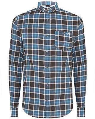 Armani Jeans Checked Flannel Shirt