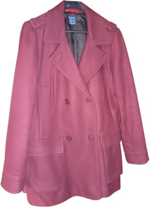 Bensimon Red Wool Coat