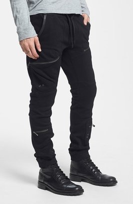 Rogue Moto Jogger Pants with Leather Trim