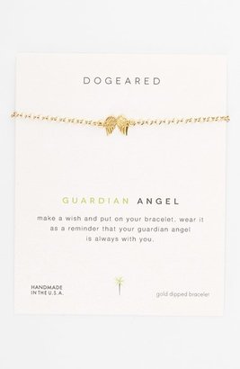Dogeared 'Reminder - Guardian Angel' Boxed Charm Bracelet