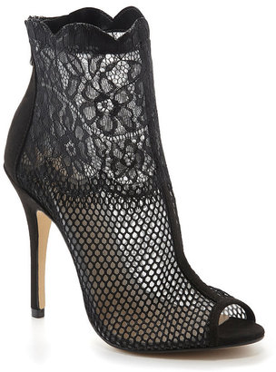 Chinese Laundry Jeopardy Lace Peep-Toe Booties