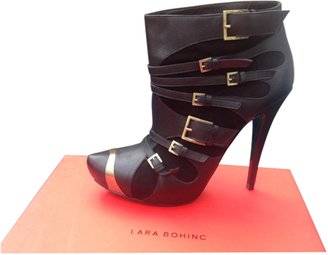 Lara Bohinc Black Leather Ankle boots