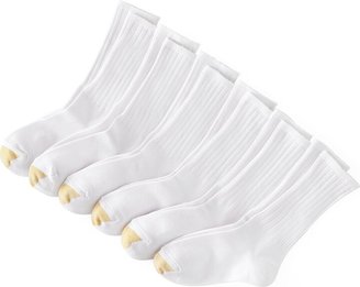 Gold Toe GOLDTOE® 6-pk. Ribbed Crew Socks