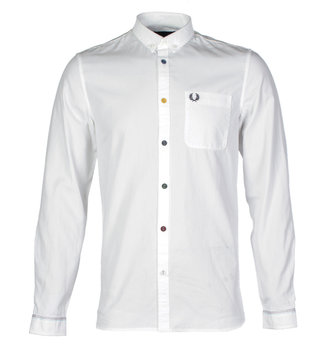Fred Perry White Coloured Button Shirt