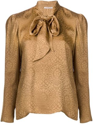 Saint Laurent Vintage jacquard blouse
