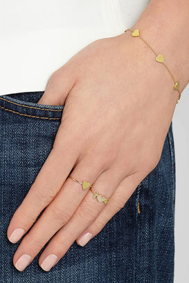 Jennifer Meyer Mini Heart 18-karat gold ring