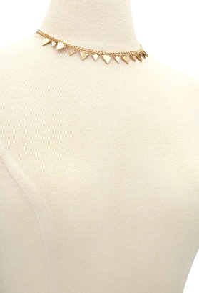 Forever 21 triangle charm necklace