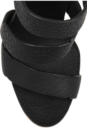 Pedro Garcia Textured-leather sandals
