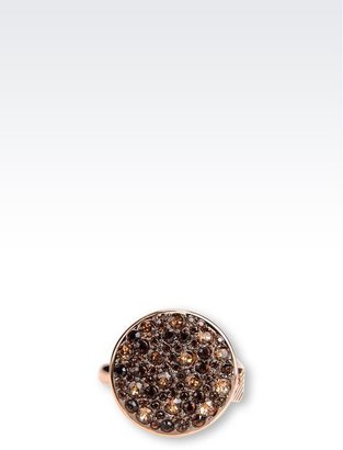 Accessories Ring In Gold-Plated Steel And Topaz