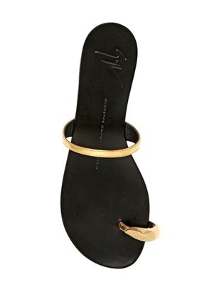 Giuseppe Zanotti 10mm Metallic Leather Sandals