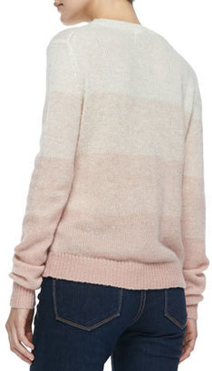 Joie Dorianna Shadow-Stripe Knit Sweater