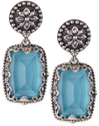 Konstantino Turquoise Doublet Drop Earrings