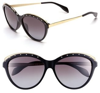 Alexander McQueen 58mm Studded Sunglasses
